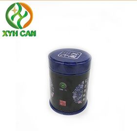 Tin Cans for Packing Tea Coffee CMYK Printing PMS Printing Matting Printing 200g Tea Round Tin Cans with Screw Caps