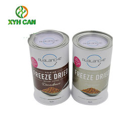 Coffee Tin Can Food Grade Standard Metal Cans For Milk Bean Powder Packaging with RLT Lid