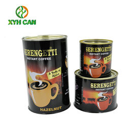 Coffee Tin Can with CMYK Customized Printing Tinplate Hight Can Adjustable