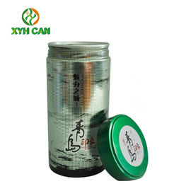 Tea Tin Can Unique Food Grade Box Packaging with Custom Logo Printing