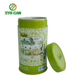 Tea Tin Can Unique Food Grade Box Packaging with Custom Logo Printing