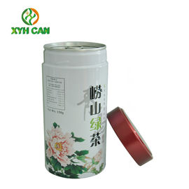 Tea Tin Can Mental Tinplate Organic Tea Storage Tins with Screw Cap