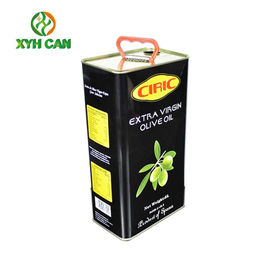 Olive Oil Tin Can Black Sesame Empty Oil Tin Box With Large Bottle Customized Printing