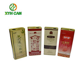 Olive Oil Tin Can Printed Metal Tin Packaging Packaging Container with Plastic Plug