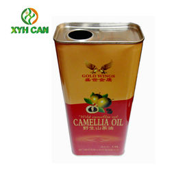 Tin Cans for Olive Oil Recyclable Metal Rectangular Tins With Lids Custom Outer Packing