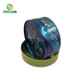 Wax Tin Can 268g Flat Tin Container 0.21mm Tinplate For Car Wax Packaging