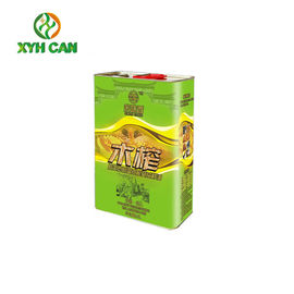 Rectangular Tin Containers Professional Cooking Oil Packaging Metal Box