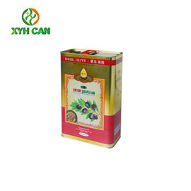 Rectangular Tin Containers Professional Cooking Oil Packaging Metal Box