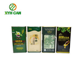 Rectangular Tin Containers Professional Cooking Oil Packaging Metal Box