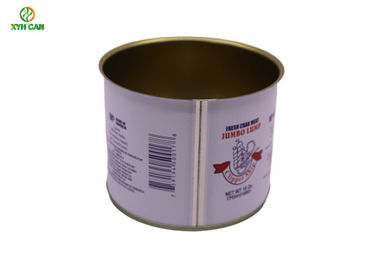 Metal Tin Can Large Capacity Custom Printed Tin Containers Box Tin Can For Seafood Crab Meat