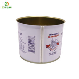 Professional Tin Storage Containers / Large Empty Tin Cans Round Shape