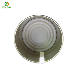 Professional Tin Storage Containers / Large Empty Tin Cans Round Shape