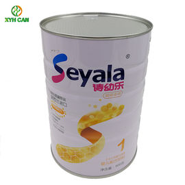 450g Tin Gift Box Packaging / Recyclable Large Metal Tin With Lid