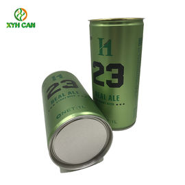 Fluorescent Green Background Printing Tinplate Can for 1L Beer Beverage