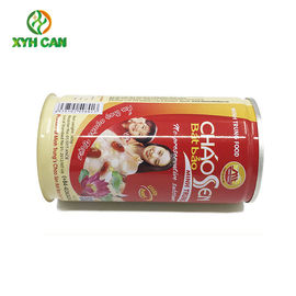 300ml Round Food Tin Can Recyclable Eco Friendly For Mung Beans Porridge Packaging