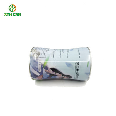 Tin Cans for Milk Powder Anomalistic Pillow Shape 0.23mm CMYK Milk Powder Tin Boxes