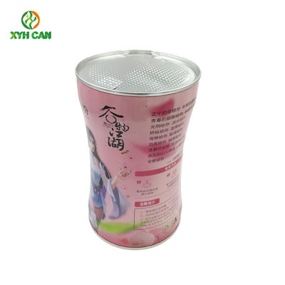 Tin Cans for Milk Powder Anomalistic Pillow Shape 0.23mm CMYK Milk Powder Tin Boxes