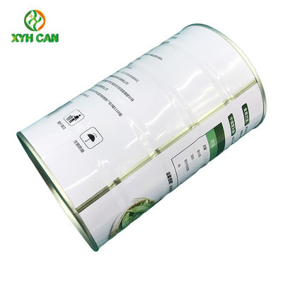 Tin Cans for 1KG Milk Powder Tinplate Milk Powder Jars CMYK With 4 Big Rolling Ribs