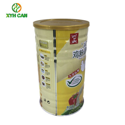 Tin Containers for 2kg Instant Baby Milk Powder CMYK Offset Printing 0.25mm Thickness