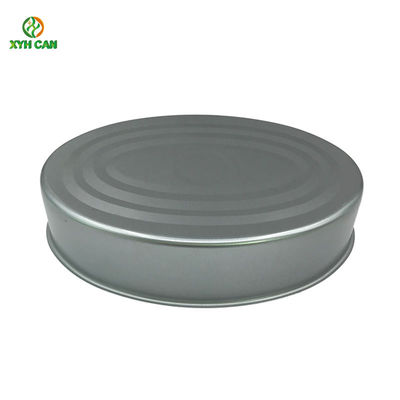 Tuna Fish Sardines Packaging Metal Tin Can Oval Shaped With Easy Open Lid