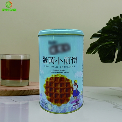 Coffee Beans Food Tin Can PMS Printing Offset Polishing For Pancakes Snacks