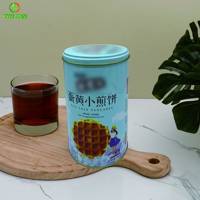 Coffee Beans Food Tin Can PMS Printing Offset Polishing For Pancakes Snacks