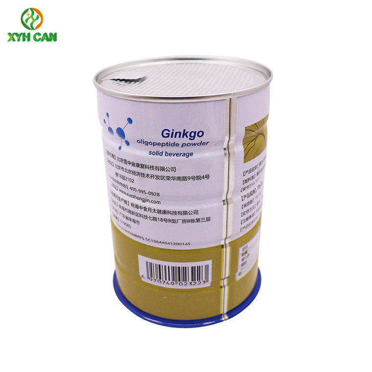 Milk Powder Tin Can Custom Printed Tinplate Container For Nutrition Powder