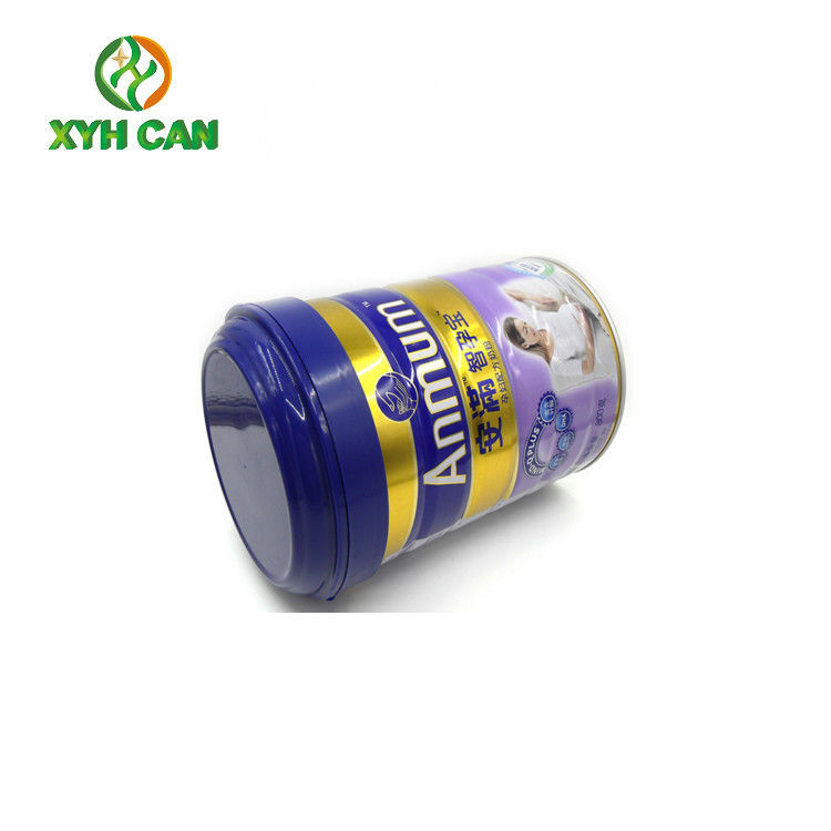 Tin Gift Boxes for 800g Cookie Food Powder Empty Tinplate Tin Gift Box/Large Tins With Lids OEM Service