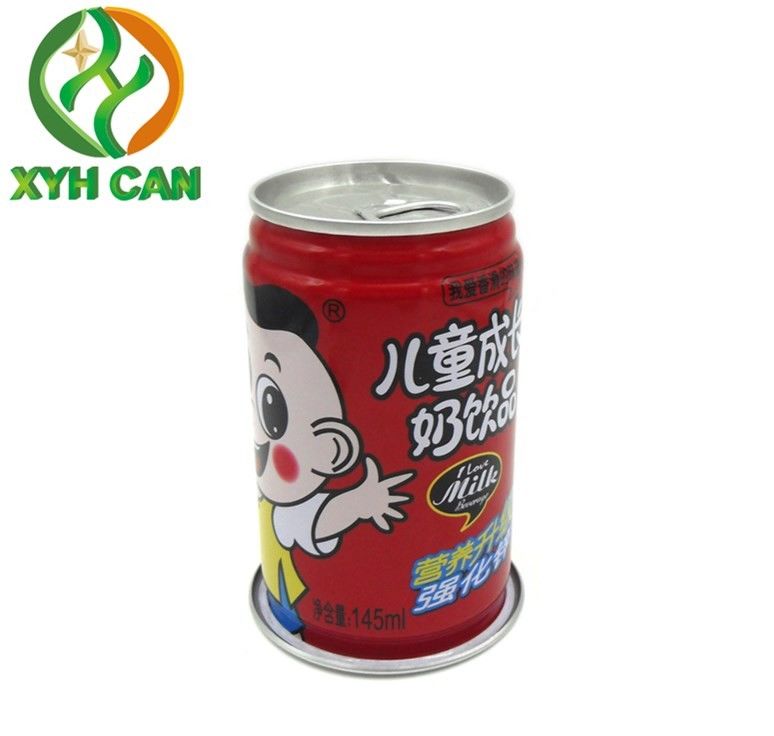 Beverage Tin Can 250ML 3 Piece Can Paint CMYK And PMS Printing Design